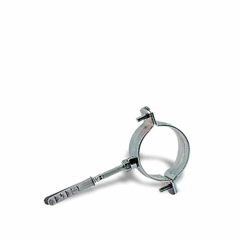 Leichte Eisenrohrschelle mit Dübel mit starrer Einspannung