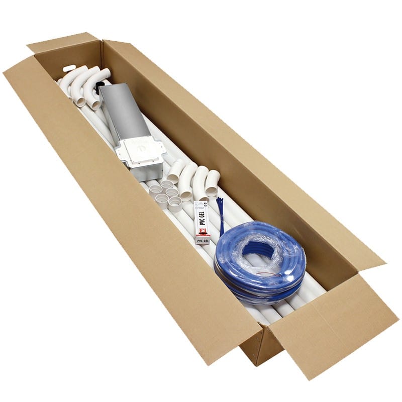 Vorrüstungssatz für 1 Saugsteckdose PRATICO 2" für Mauerwerk