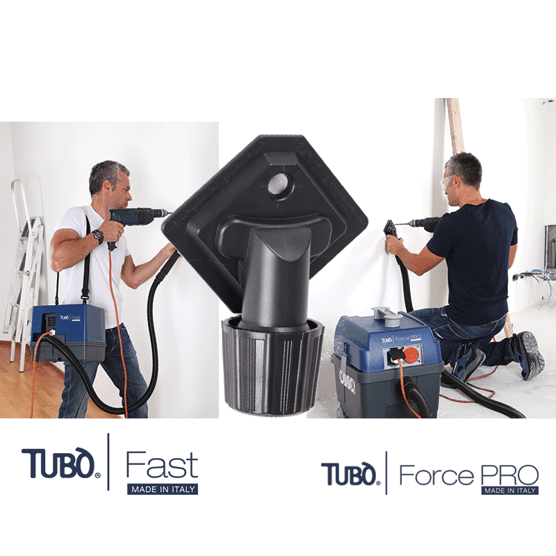 Pulversaugbürste Ø32 - Ø35 zum Bohren von Löchern